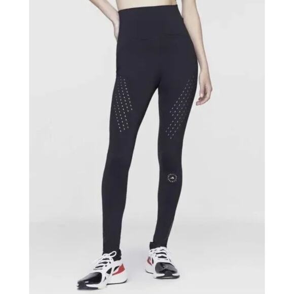 Adidas by Stella McCartney Black Leggings - Picture 1 of 11